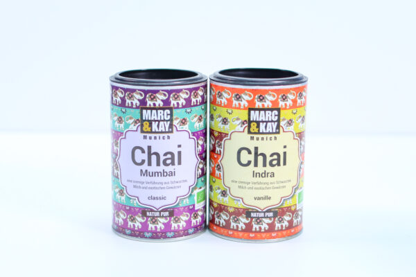 Marc & Kay Chai Latte pakke, 2x250 gr. Økologisk Chai latte
