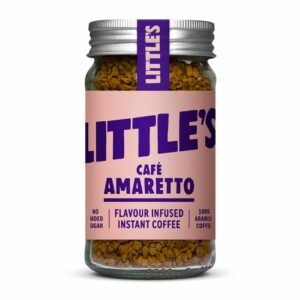 Littles cafe amaretto instant coffee,50 gram.