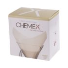 Chemex kvadratiske filtre, hvide - 100 stk.
