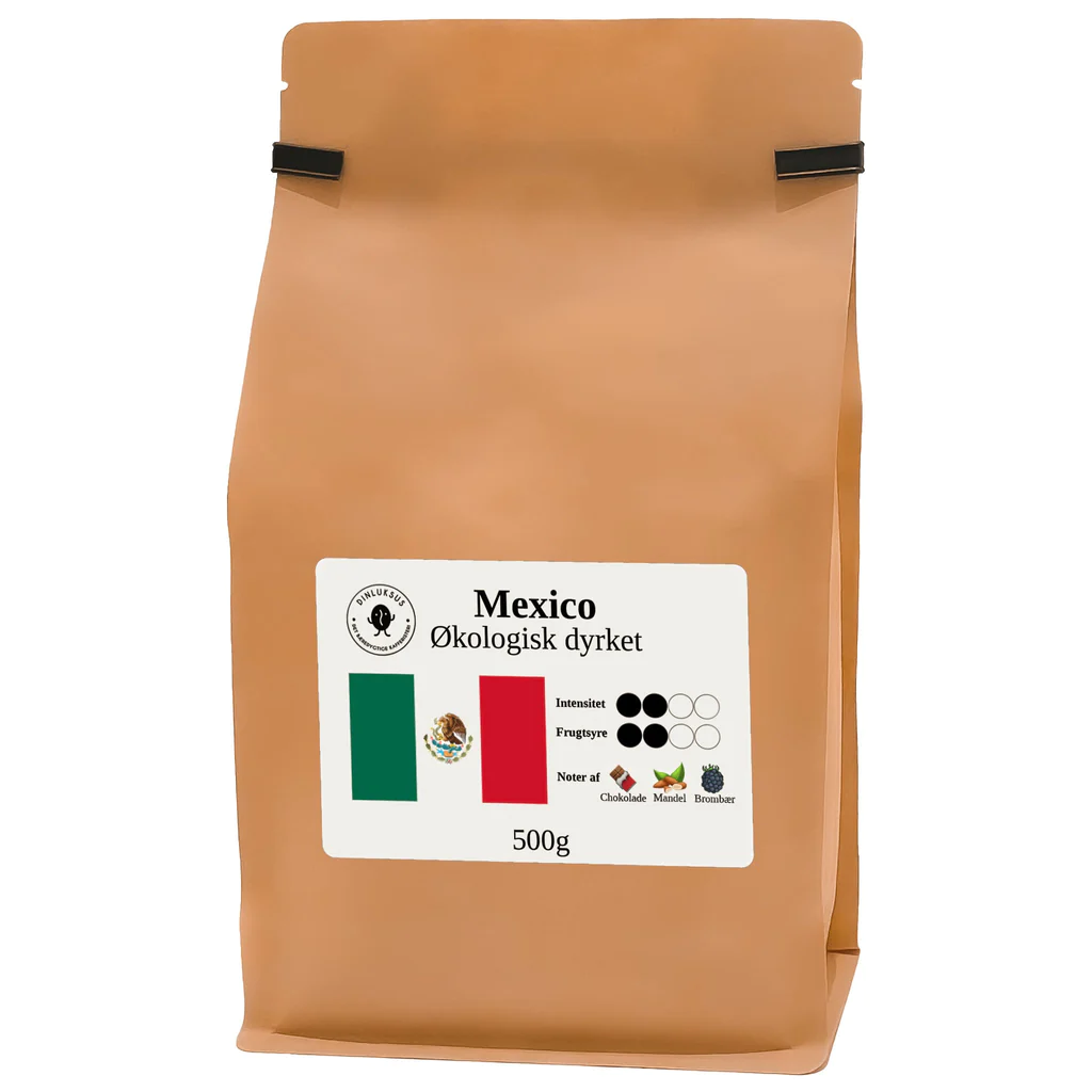 Økologisk Mexicansk kaffe, 500 gram formalet.