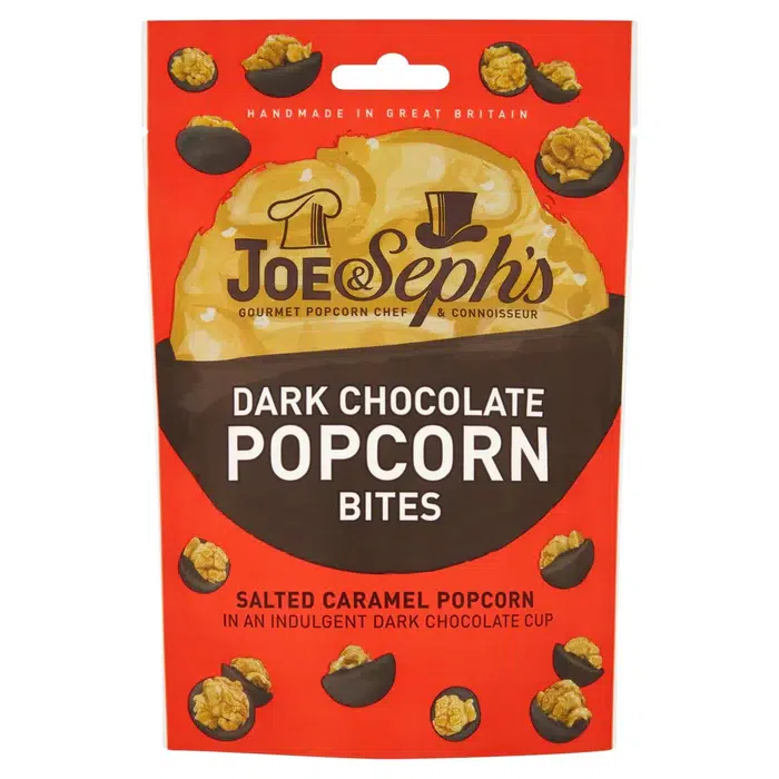 Joe & Seph's Dark Chocolate Popcorn Bites
