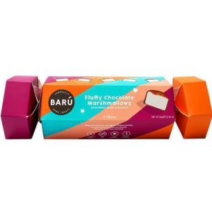 BARÚ Fluffy Chocolate Marshmallows Christmas Cracker (6 stk.) 84gr