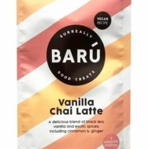 Barú vanilla chai latte. 20 g. 1 portionspose.