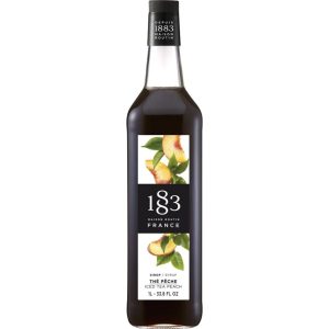 1883 Thé Pêche – Iced Tea Peach Sirup 1 L glasflaske