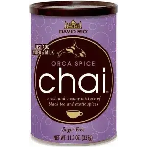 David Rio Orca Spice Chai, sukkerfri – 337 g dåse